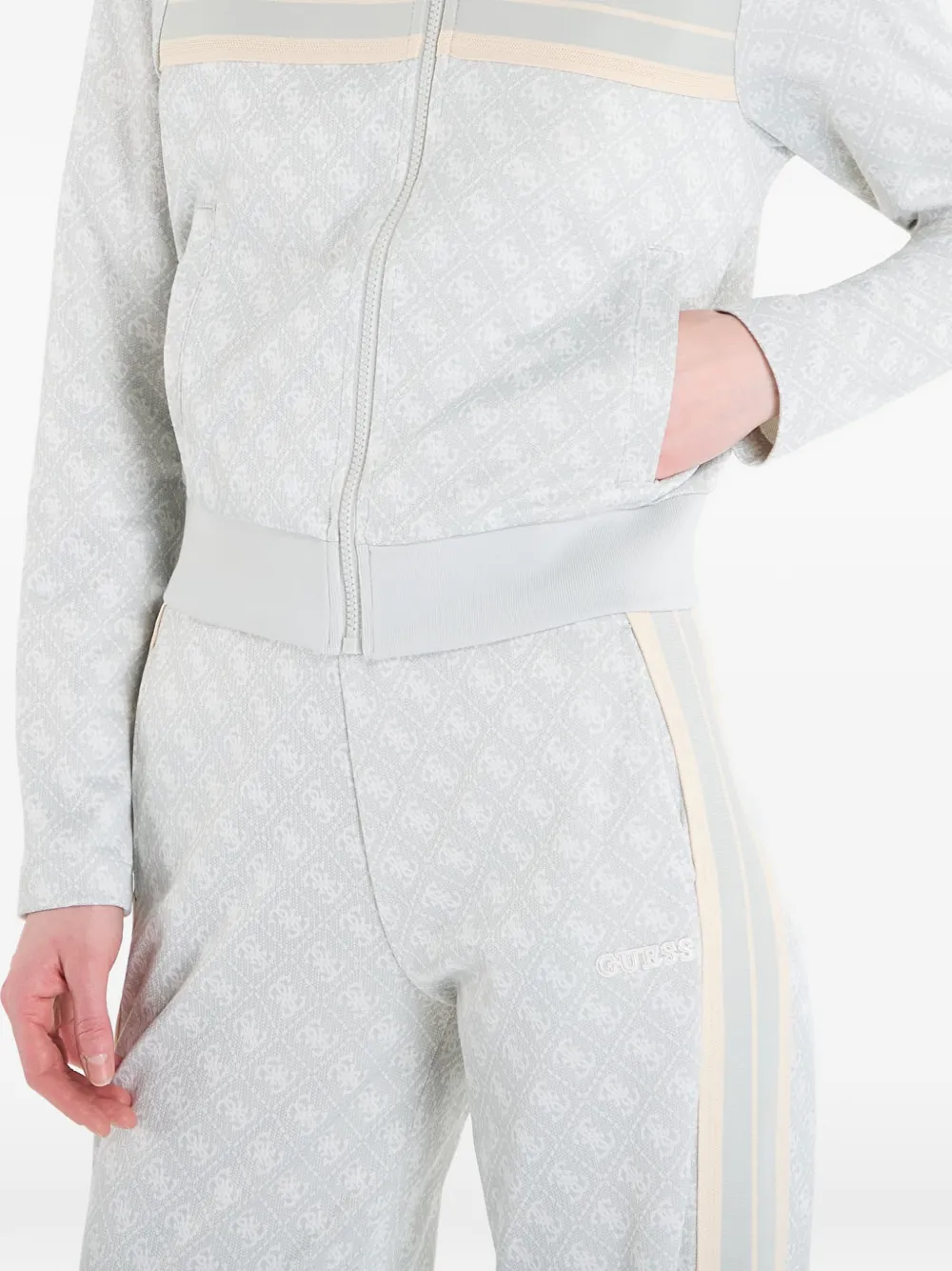 GUESS USA Jack met logoprint Grijs