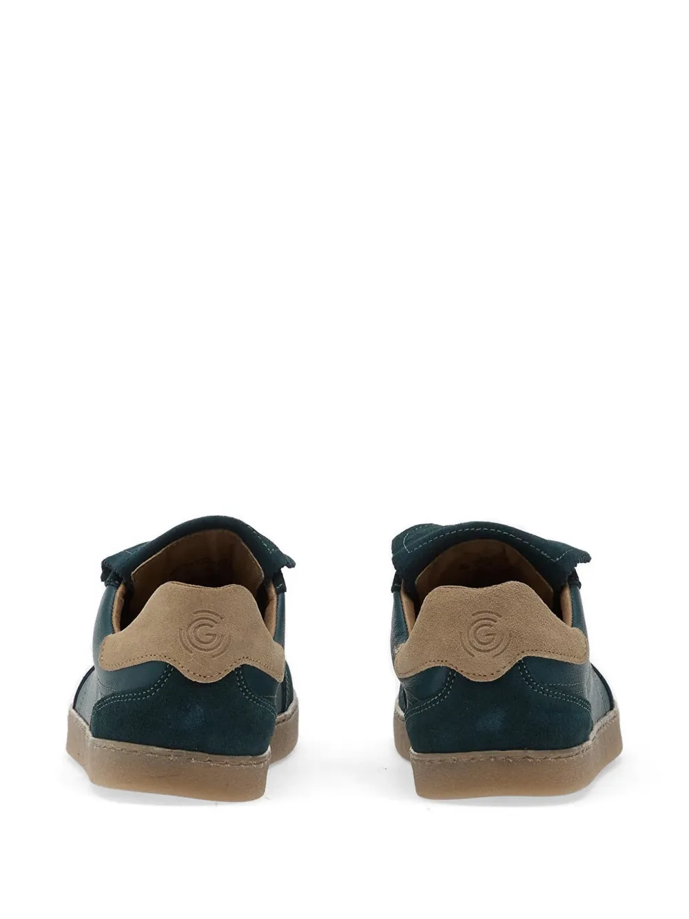 GROUNDIES suede-panelled sneakers Blauw