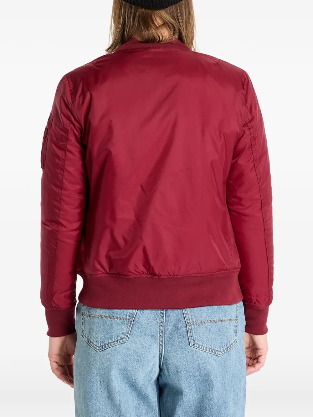 Urban Classics Bomberjack met ritszak Rood