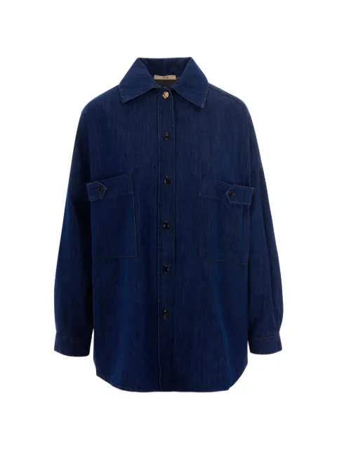Sessùn patch-pocket denim shirt
