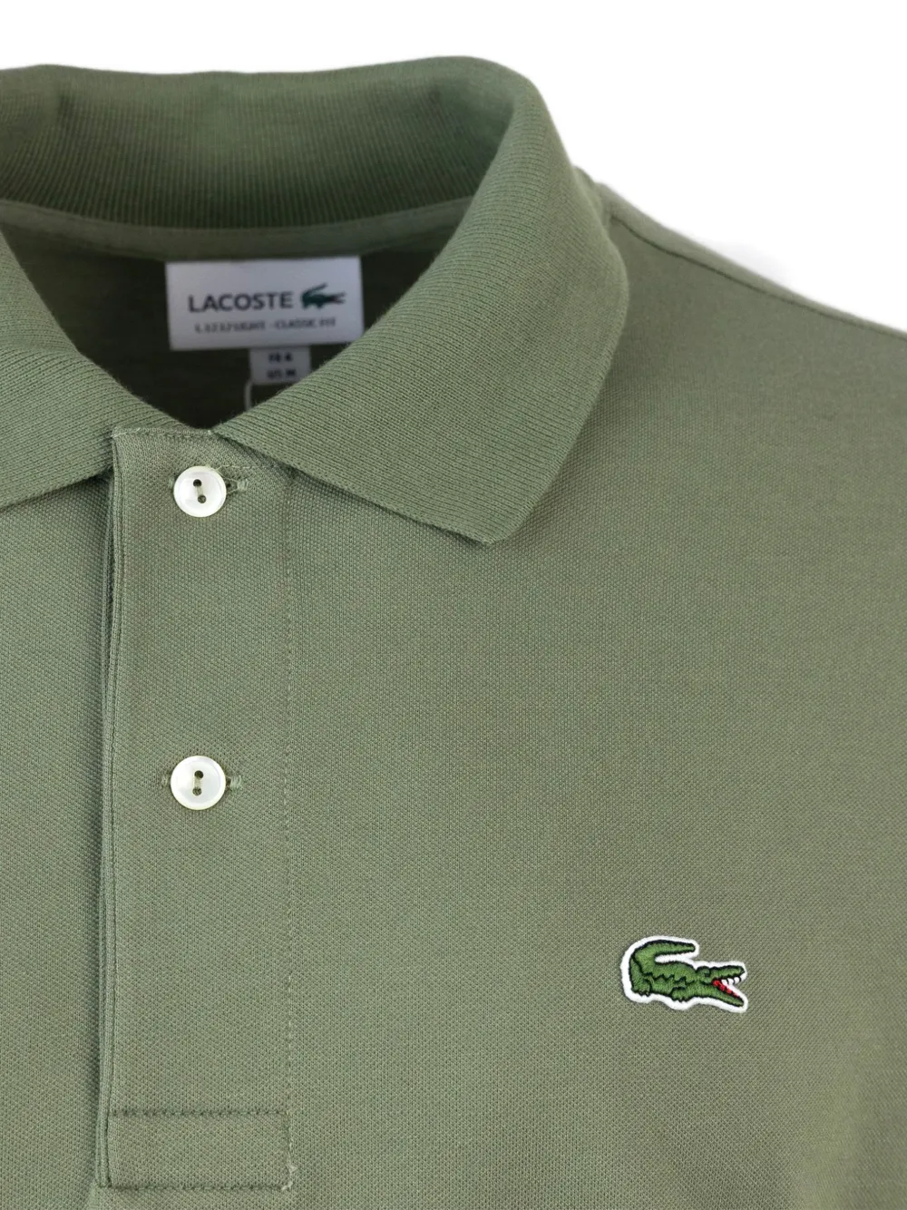Lacoste Poloshirt met logopatch Groen