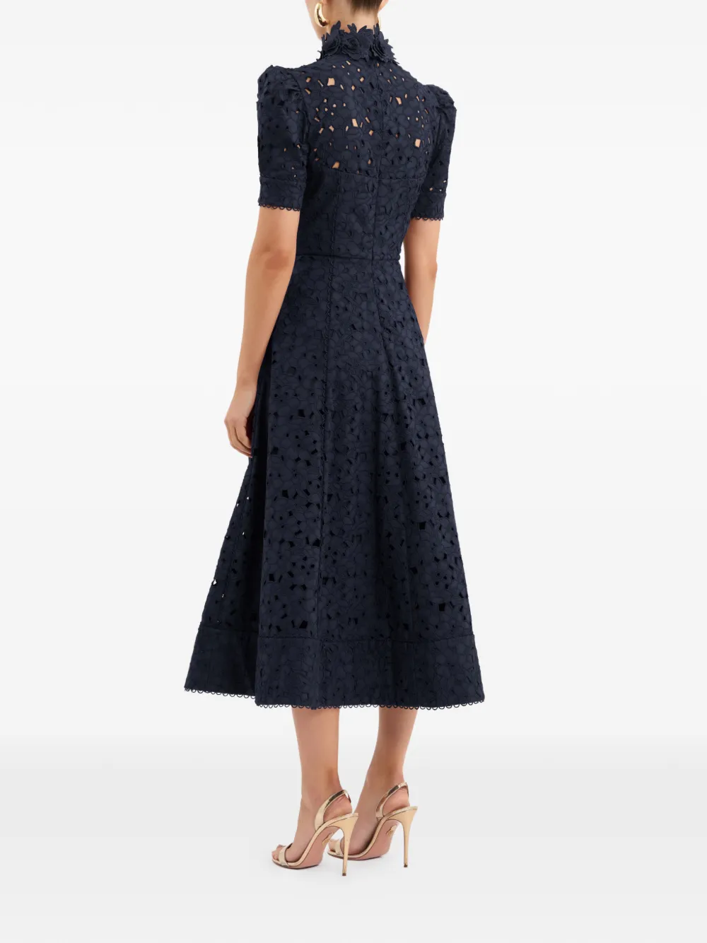 Rebecca Vallance Kitsu midi-jurk Blauw
