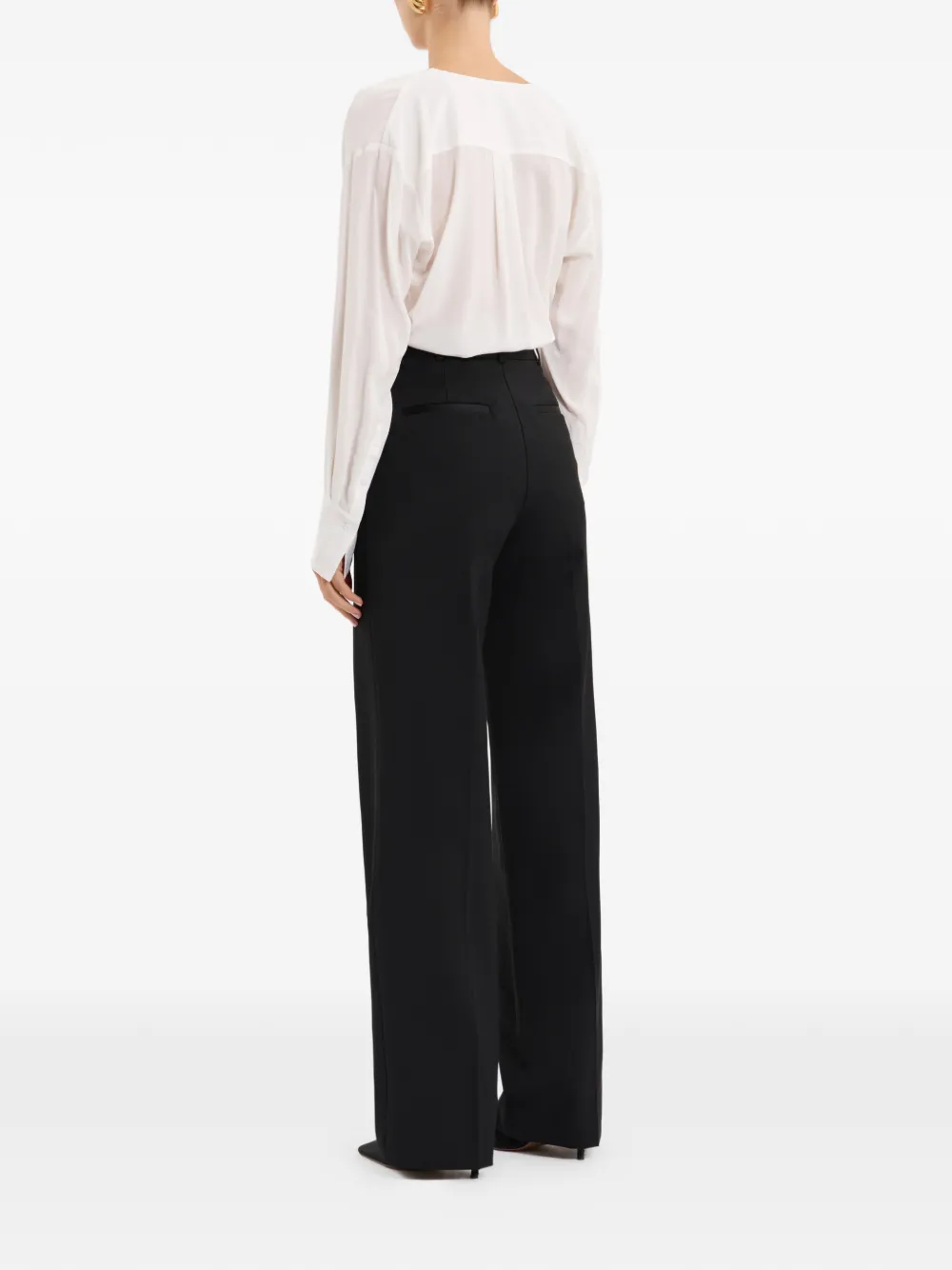 Rebecca Vallance Lavon blouse met V-hals Beige