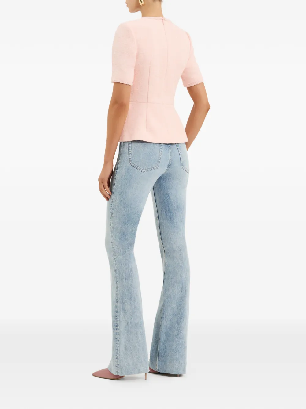 Rebecca Vallance Elvie peplum top Roze