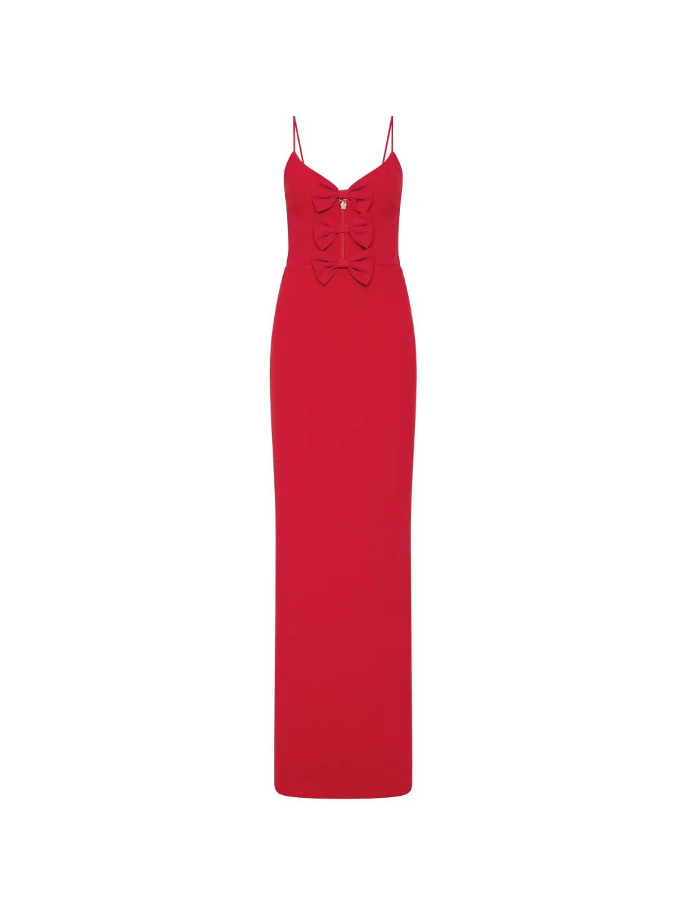 Rebecca Vallance Precious bow-embellished cutout gown - Red