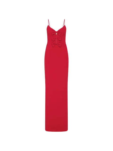 Rebecca Vallance Precious bow-embellished cutout gown