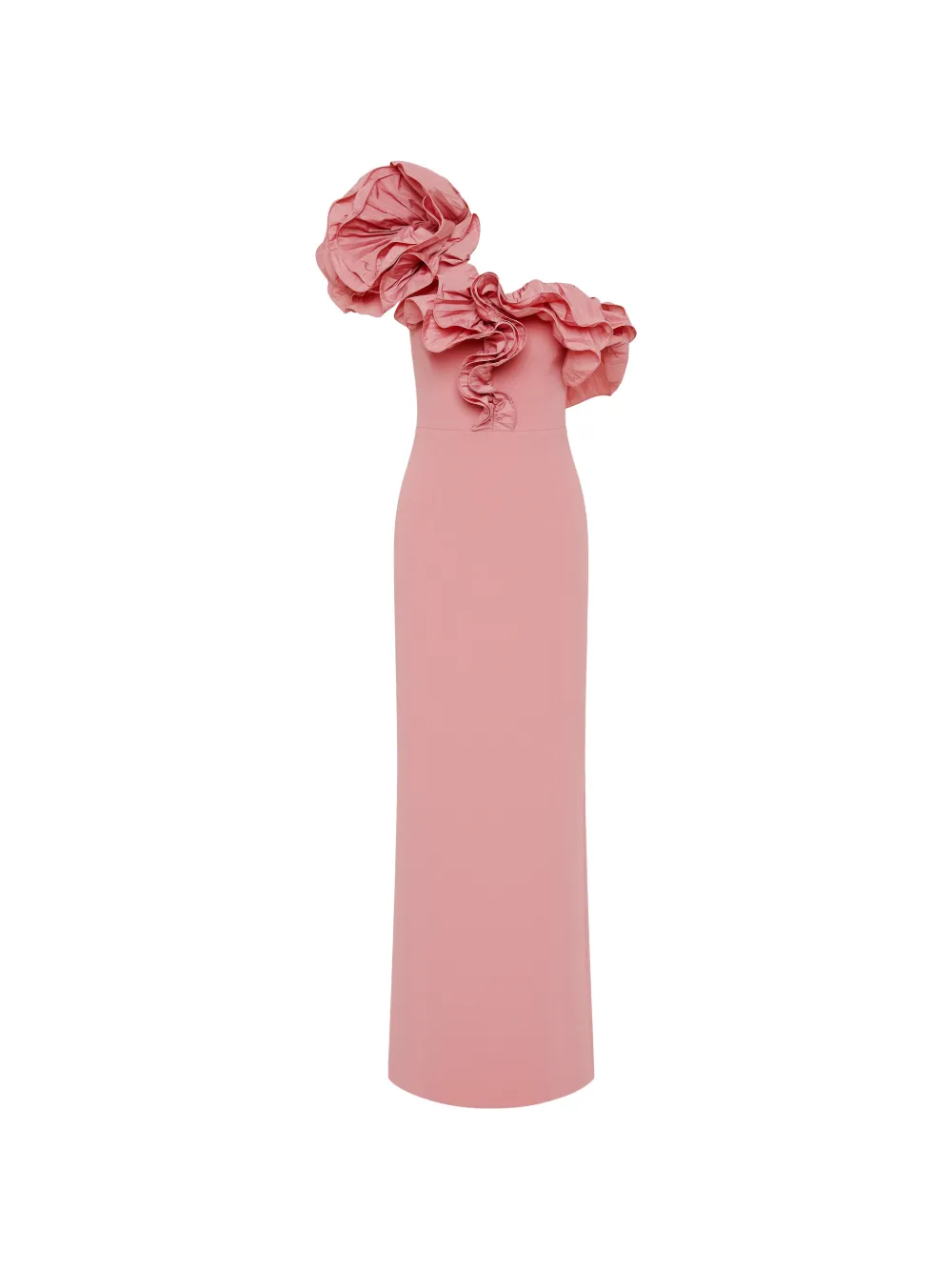 Rebecca Vallance Ella one-shoulder maxi dress - Pink