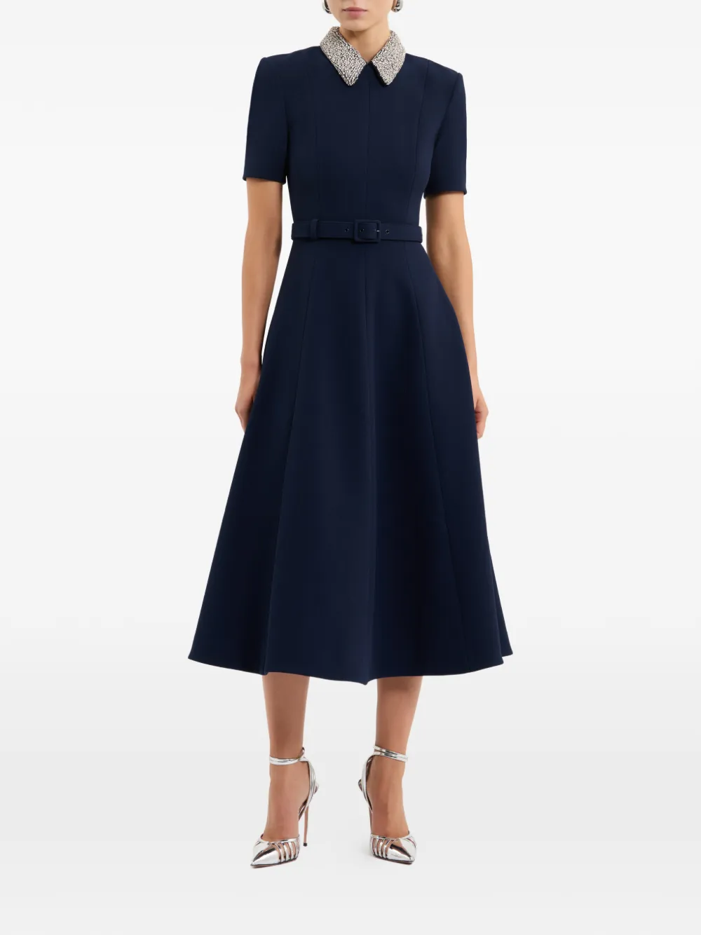 Rebecca Vallance Xena midi-jurk Blauw