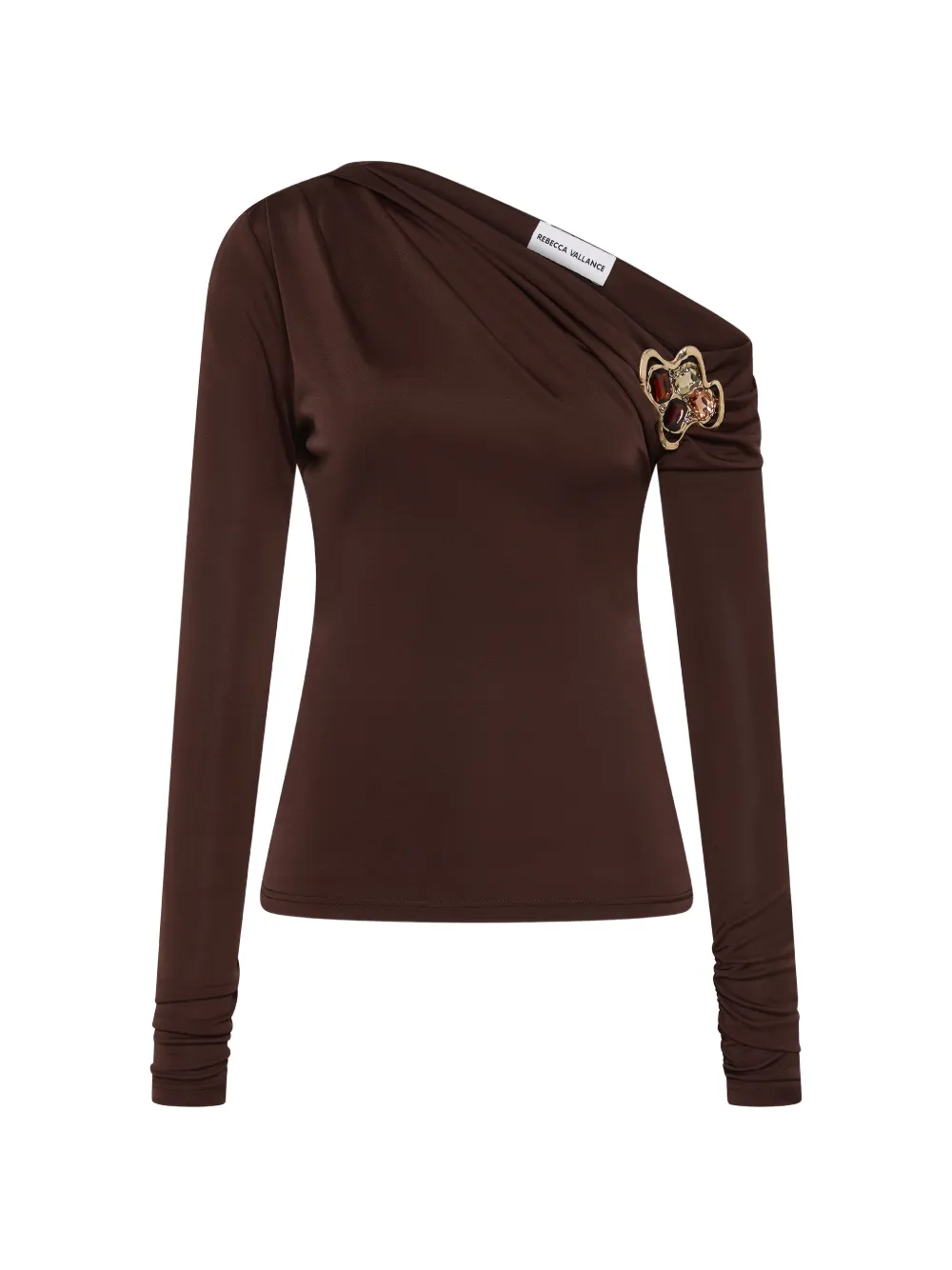 Rebecca Vallance Hazine embellished top - Braun