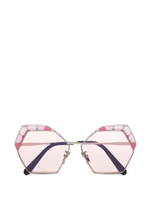 Philipp Plein Vlinder geometric-frame sunglasses