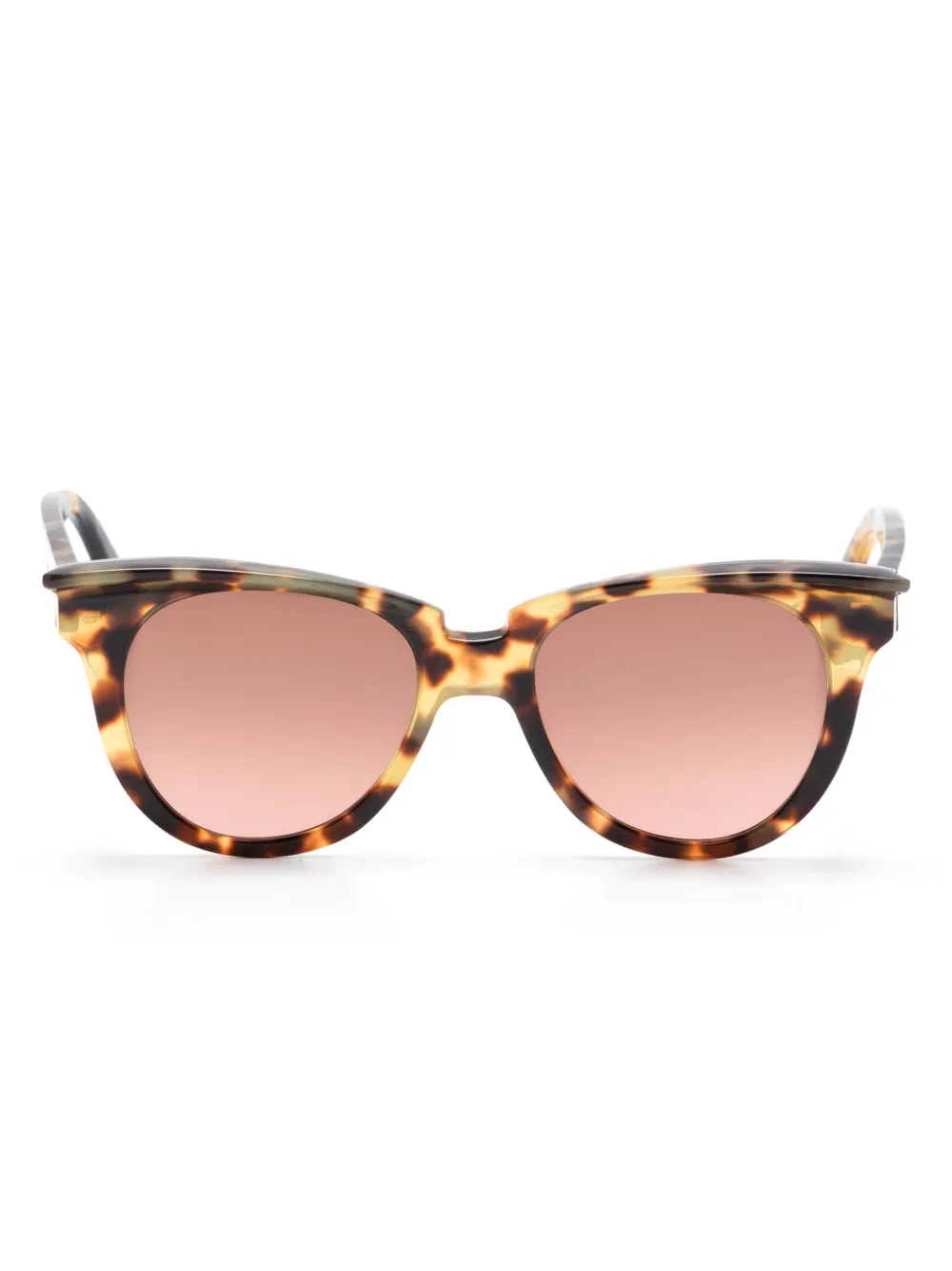 Philipp Plein Occhiali da sole cat-eye con effetto tartarugato - Marrone