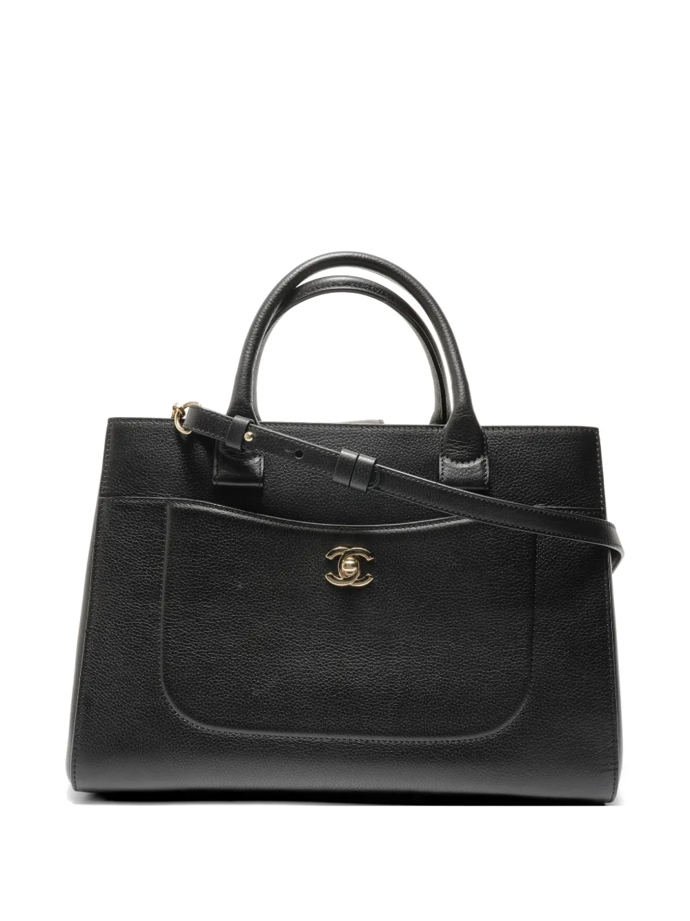 CHANEL Pre-Owned 2017-2018 Neo Executive shoulder tote bag - Nero