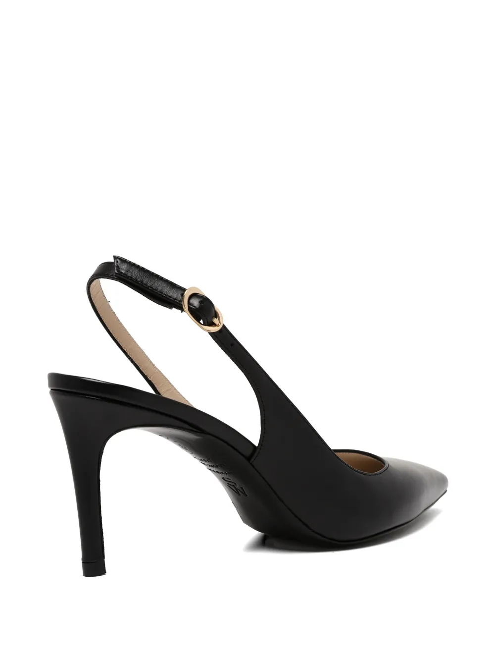 Stuart Weitzman Stuart Power pointed-toe slingback pumps Zwart
