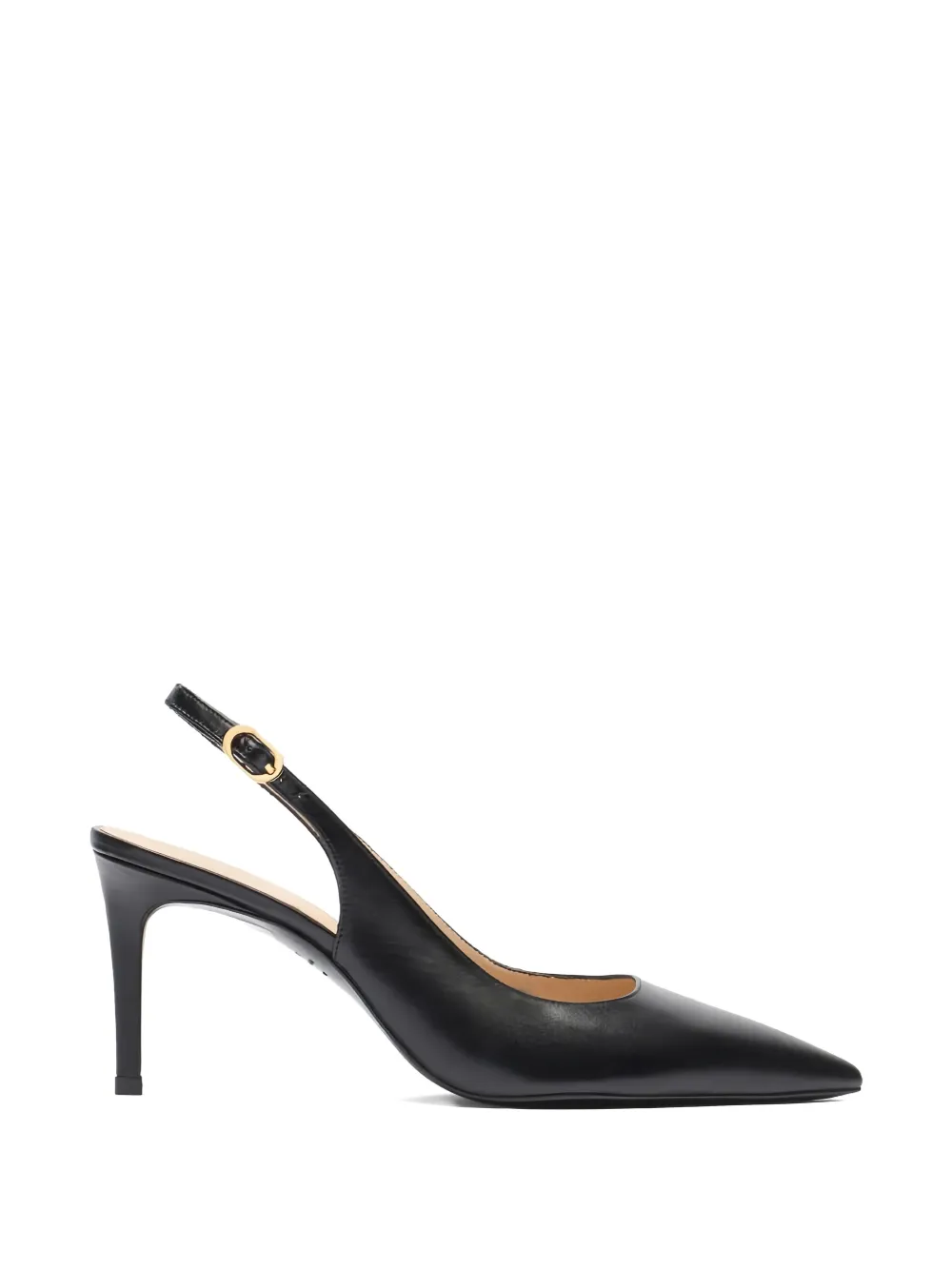 Stuart Weitzman Stuart Power pointed-toe slingback pumps Zwart