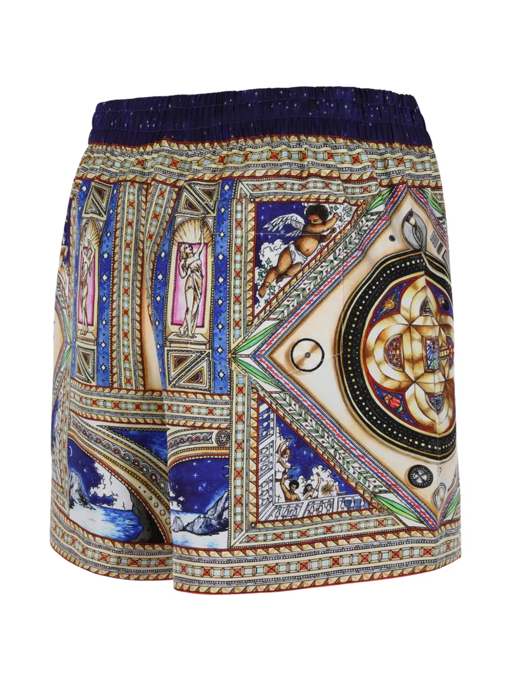 Casablanca graphic-print shorts - Neutrals