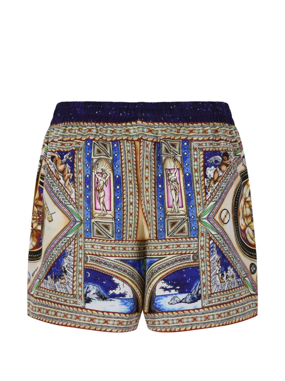 Casablanca Shorts met grafische print Beige