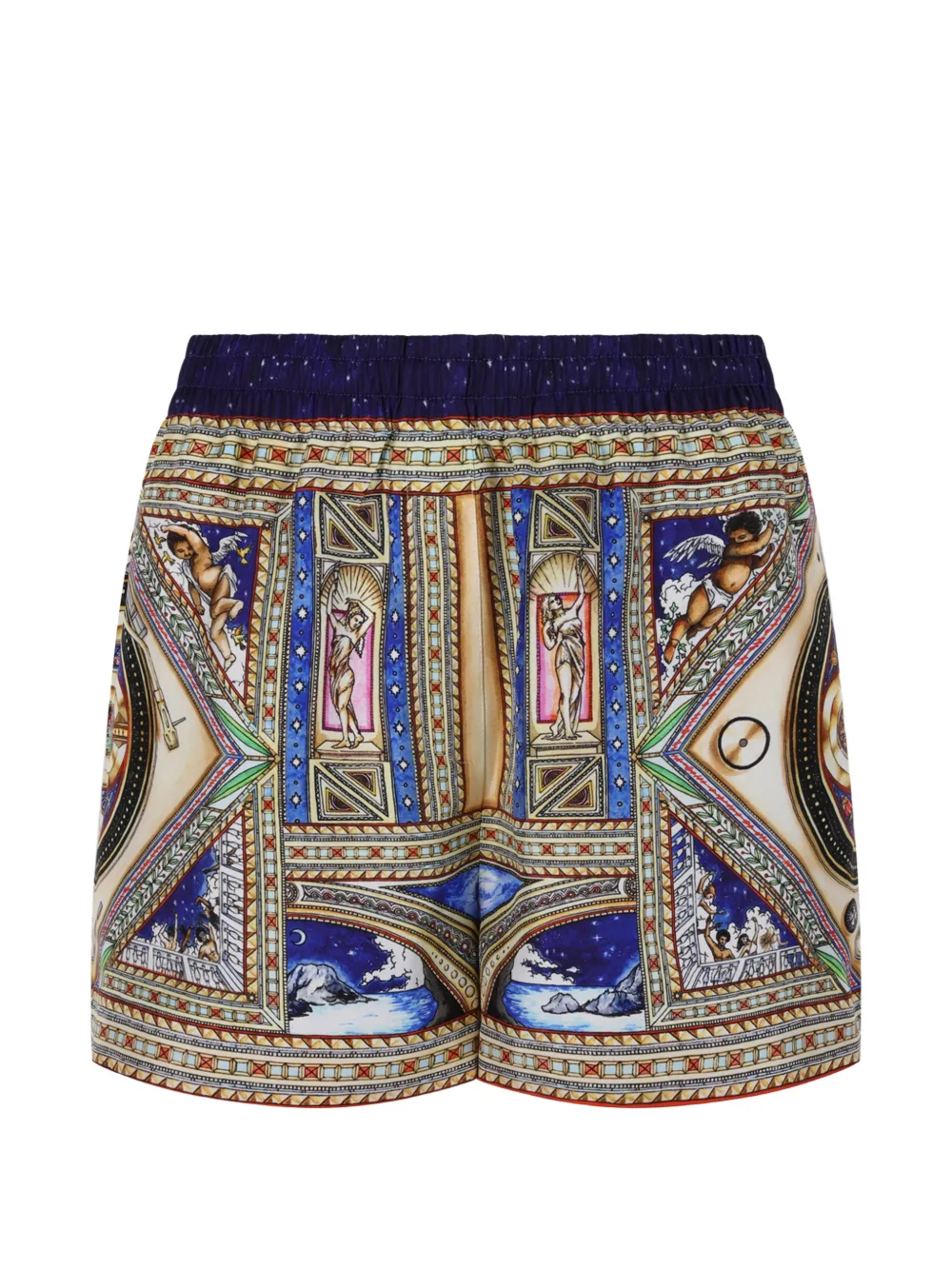 Casablanca Shorts met grafische print Beige