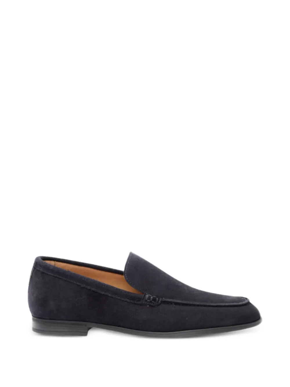 a.testoni suede loafers - Blu