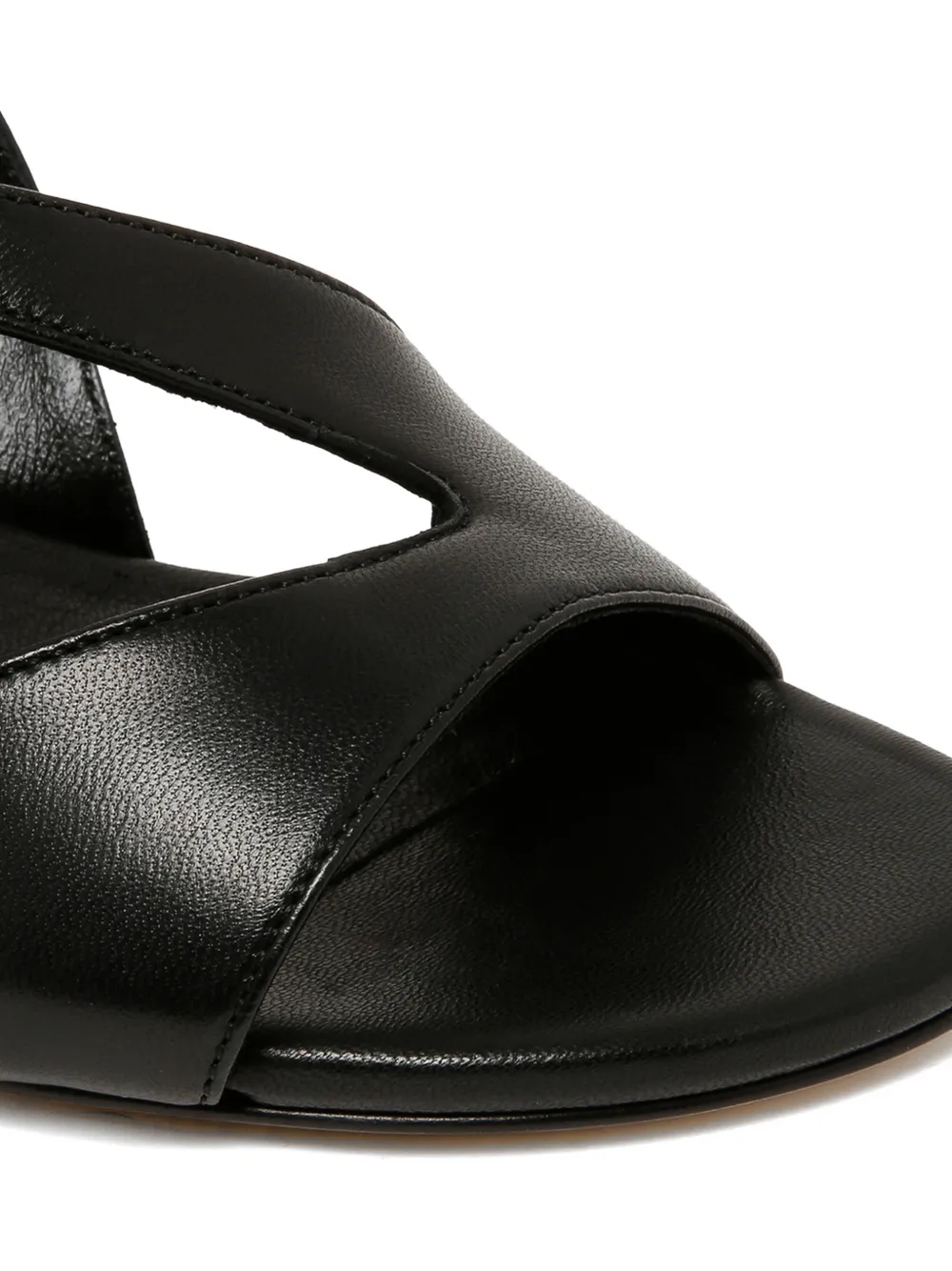 Vic Matie crossover slingback heeled sandals Zwart