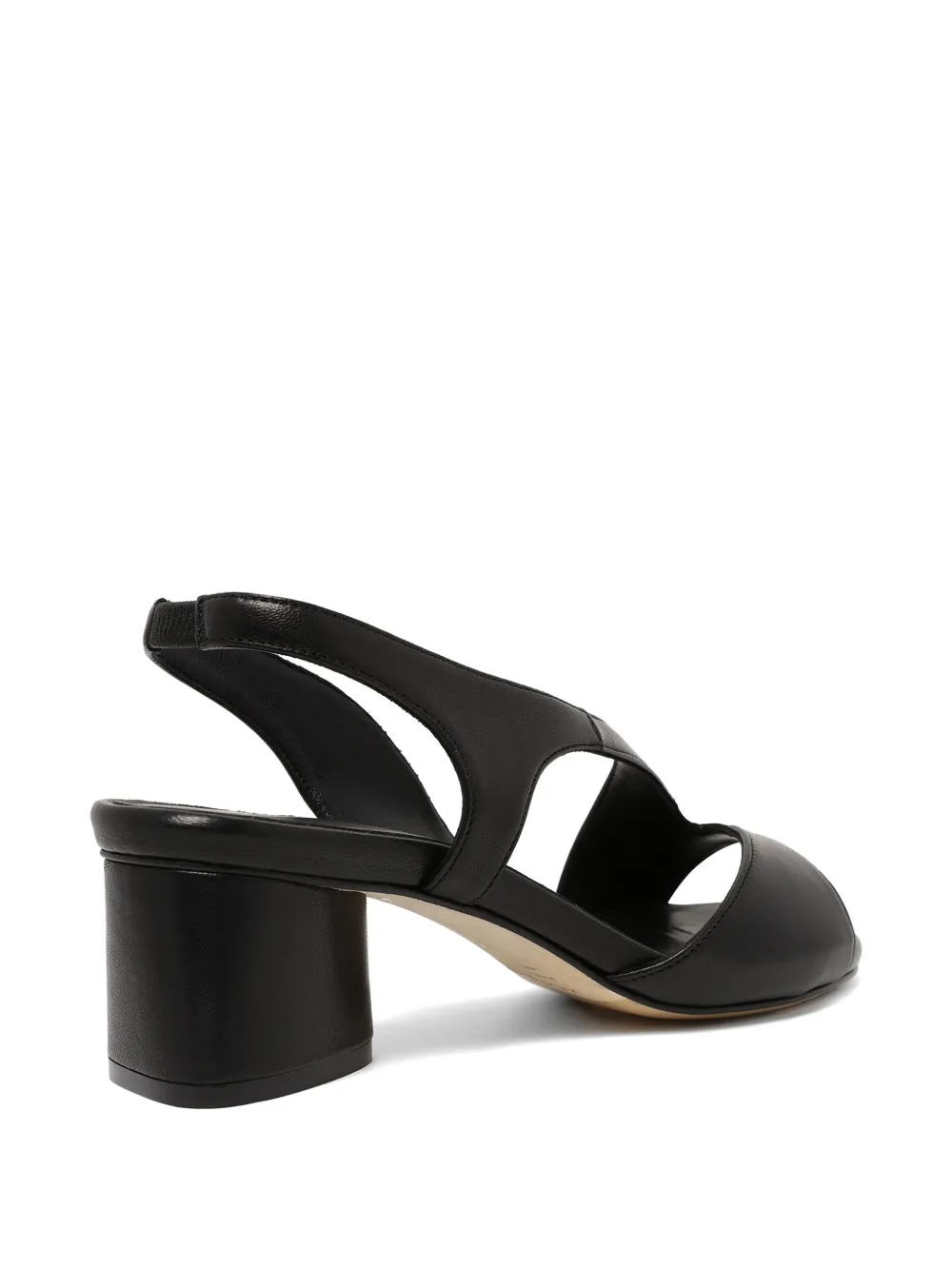 Vic Matie crossover slingback heeled sandals Zwart