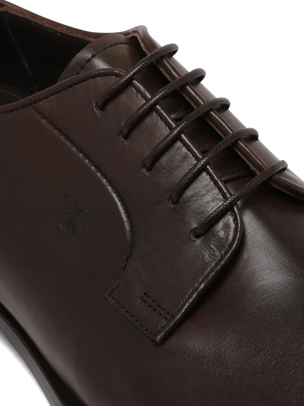 Fabi logo-debossed leather derby shoes Bruin