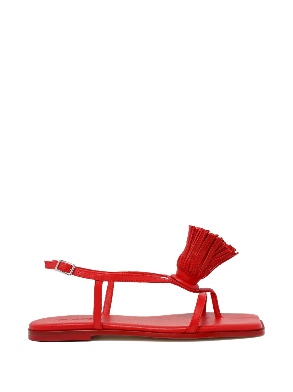 Vic Matie tassel-detail buckle-fastening sandals - Rosso