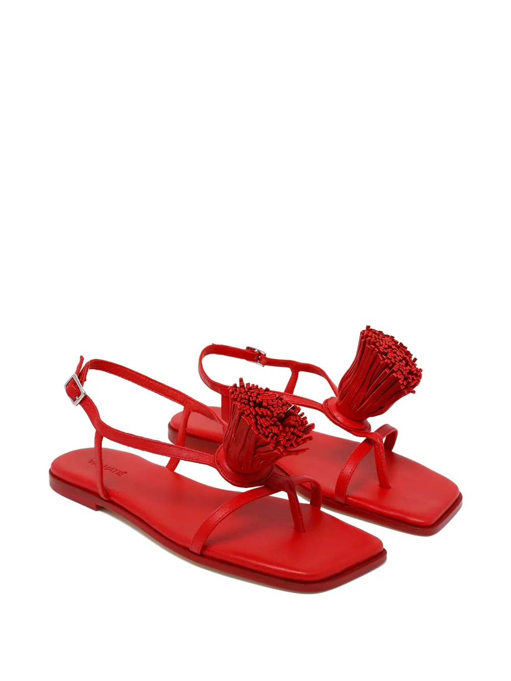Vic Matie tassel-detail buckle-fastening sandals Rood