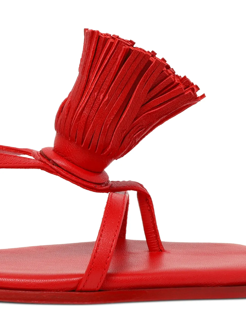 Vic Matie tassel-detail buckle-fastening sandals Rood