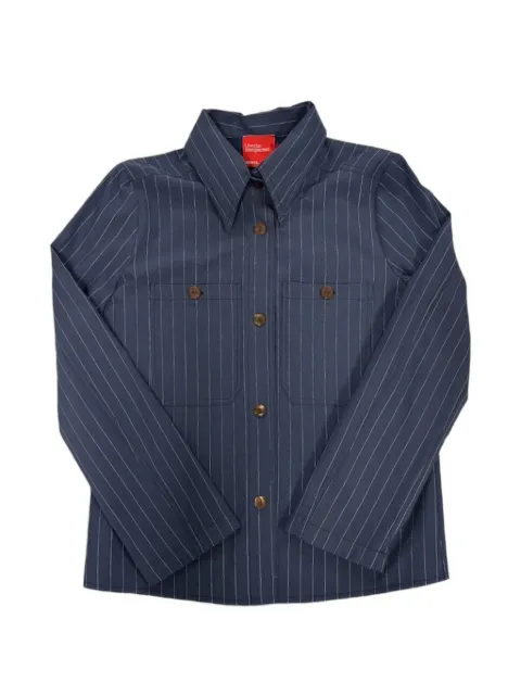 Merci pinstripe-pattern patch-pocket shirt