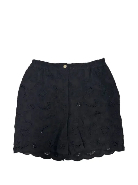 Merci shorts de encaje con dobladillo festoneado