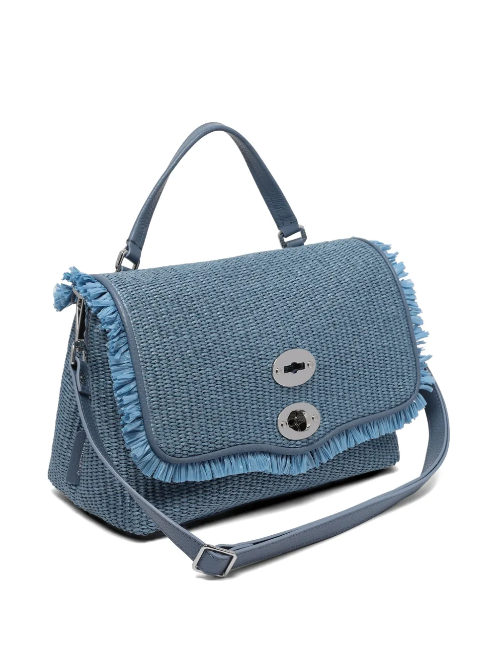 Zanellato Clutch met franje Blauw