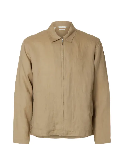 SELECTED zip-up shirt jacket