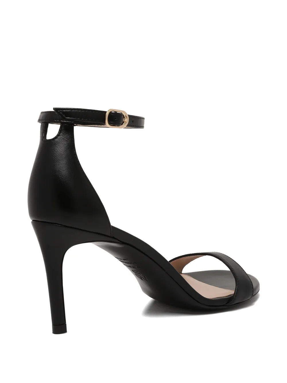 Stuart Weitzman ankle-strap leather sandals Zwart