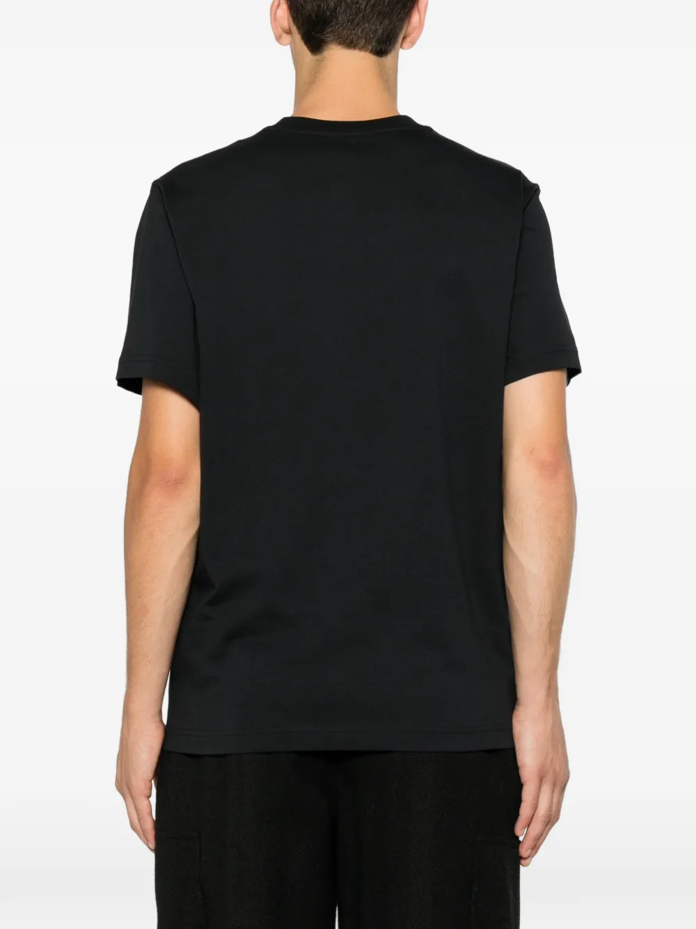 Moncler Katoenen T-shirt met logoprint Blauw