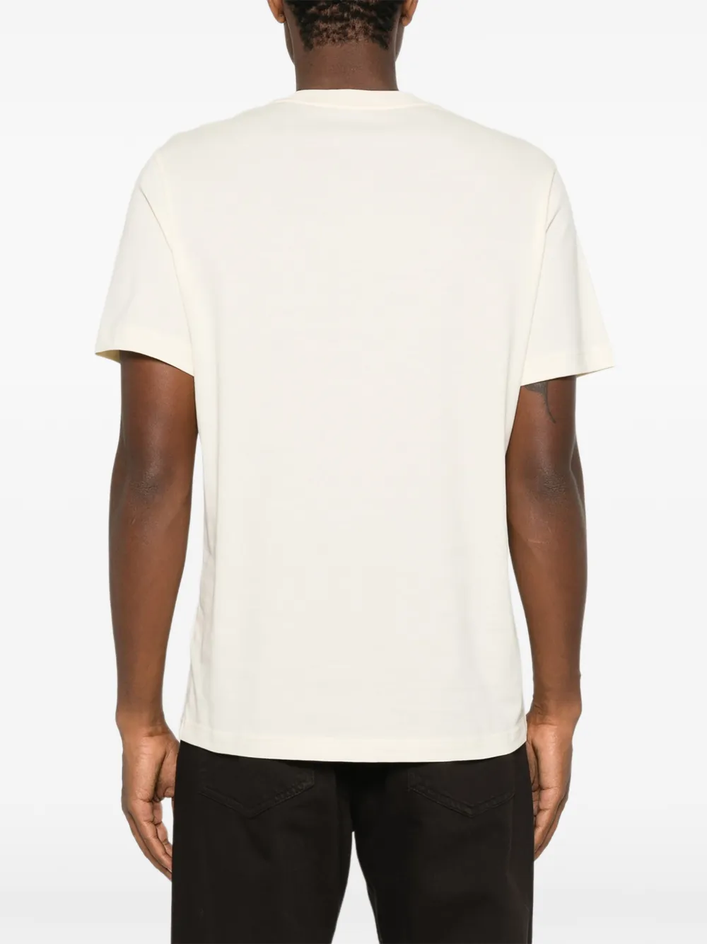 Moncler T-shirt met logopatch Beige