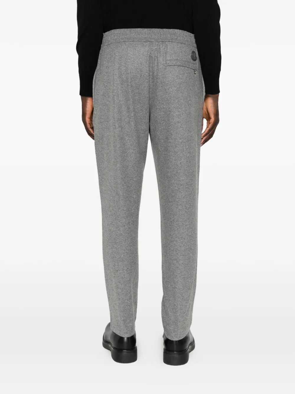 Moncler elasticated-waistband track pants Grijs