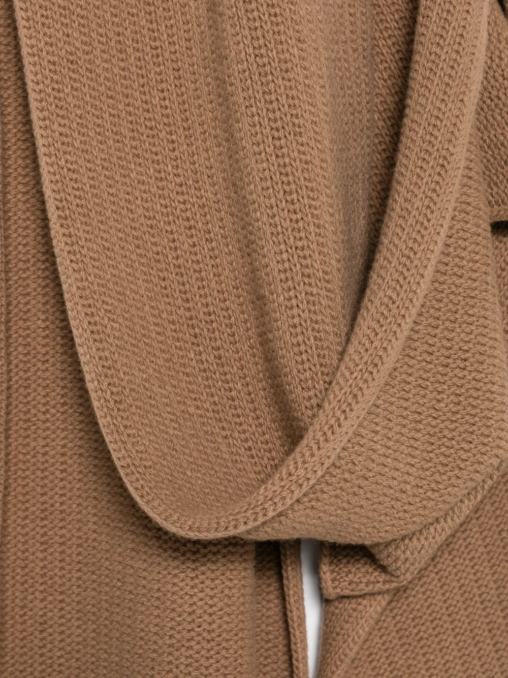 Moncler Sjaal met logopatch Bruin