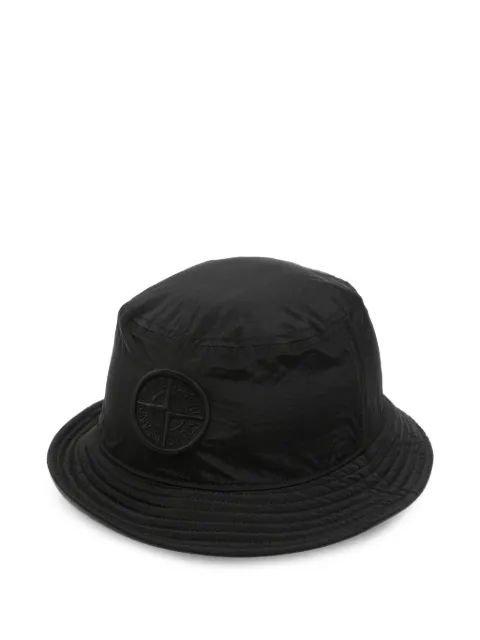 Stone Island sombrero de pescador con parche del logo