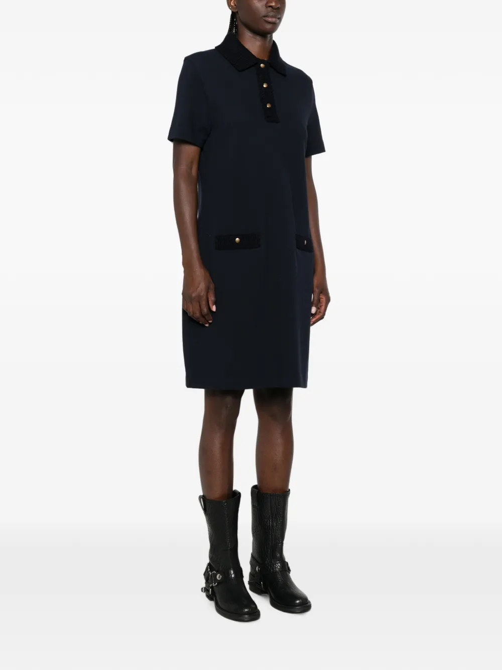 MONCLER 半袖ポロドレス XS MONCLER 半袖ポロドレスXS