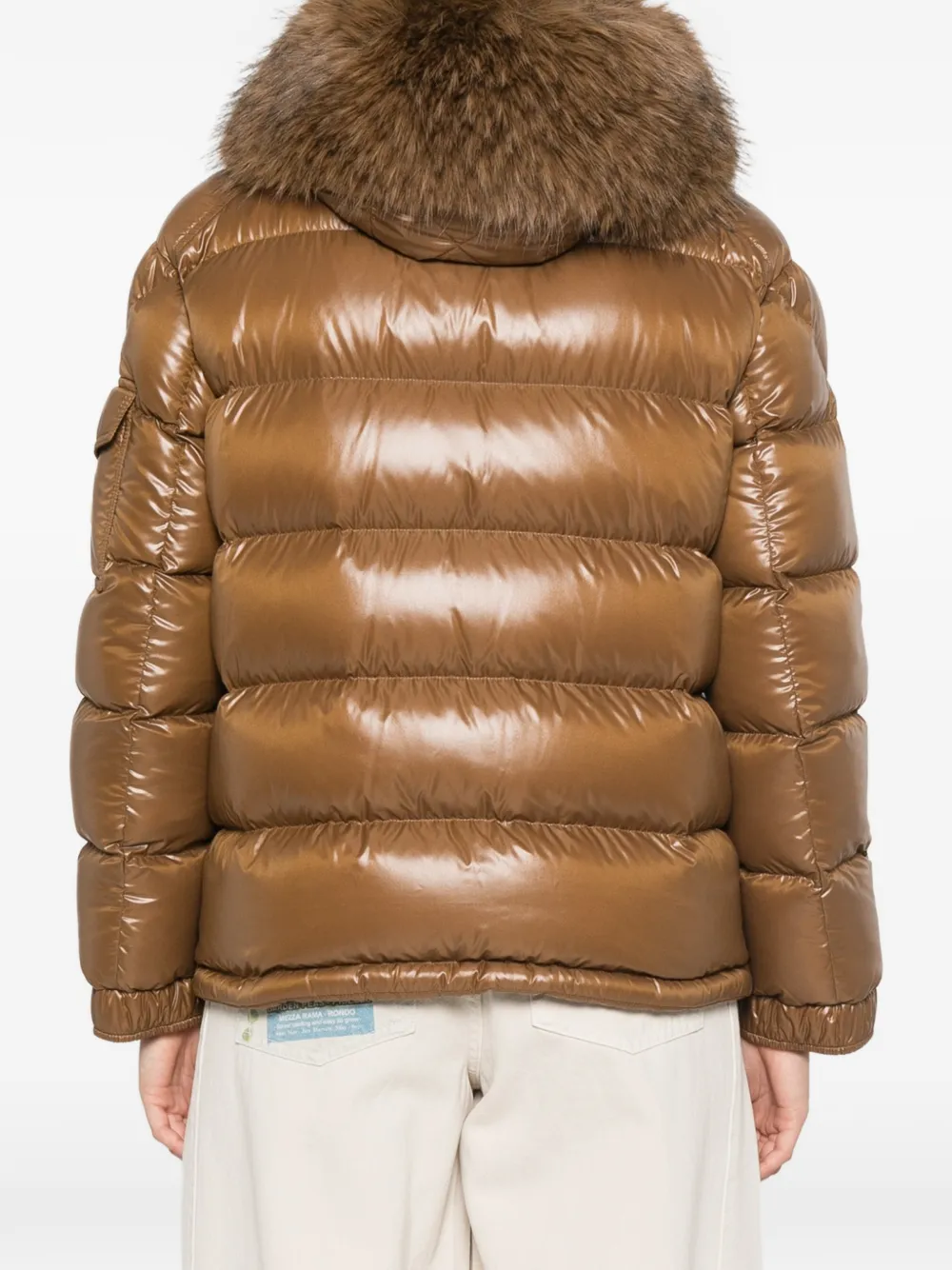 Moncler Hypolais jack met rits Bruin