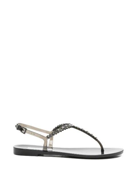 MENGHI crystal-embellished jelly sandals