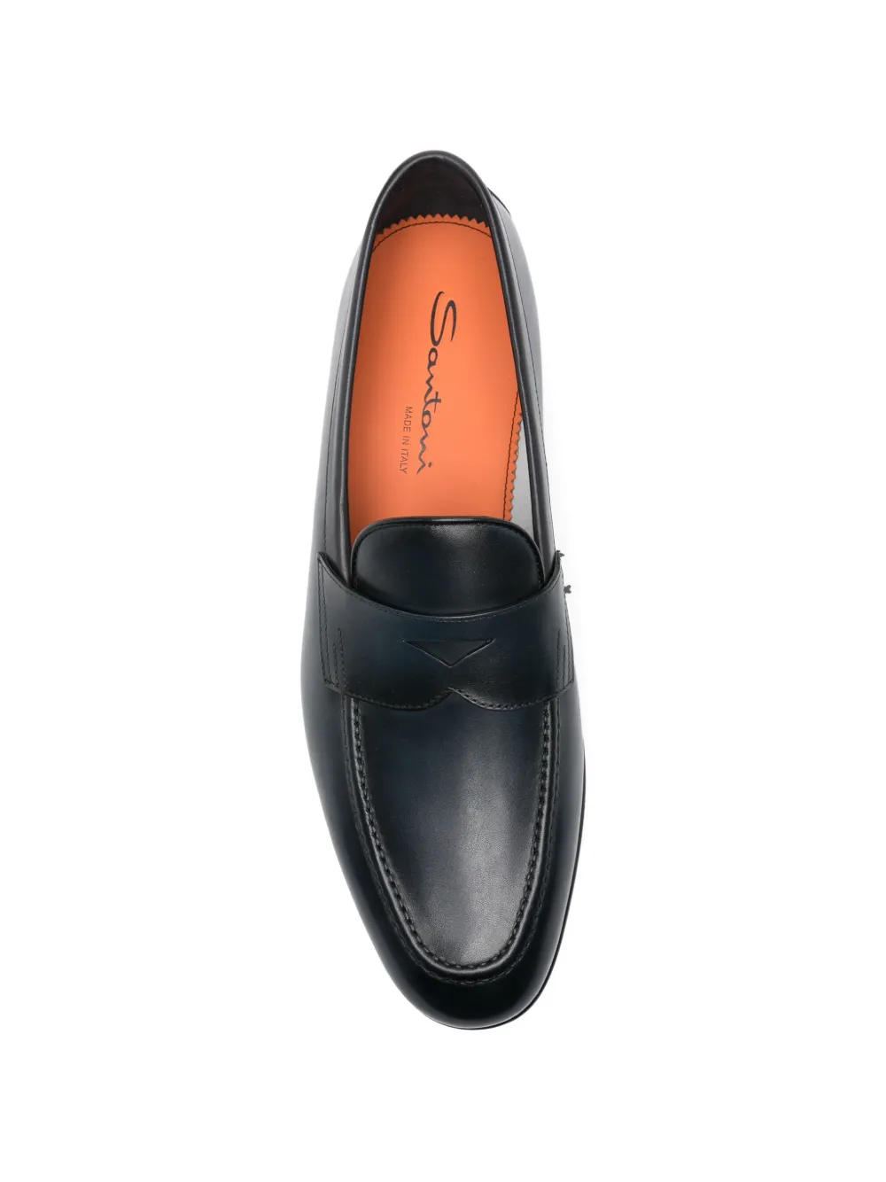 Santoni Carlos penny loafers Blauw