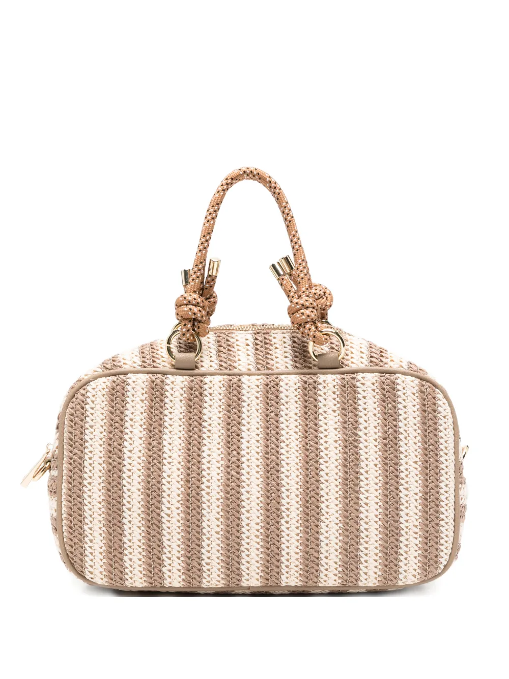 la milanesa medium Campanula striped tote bag - Toni neutri