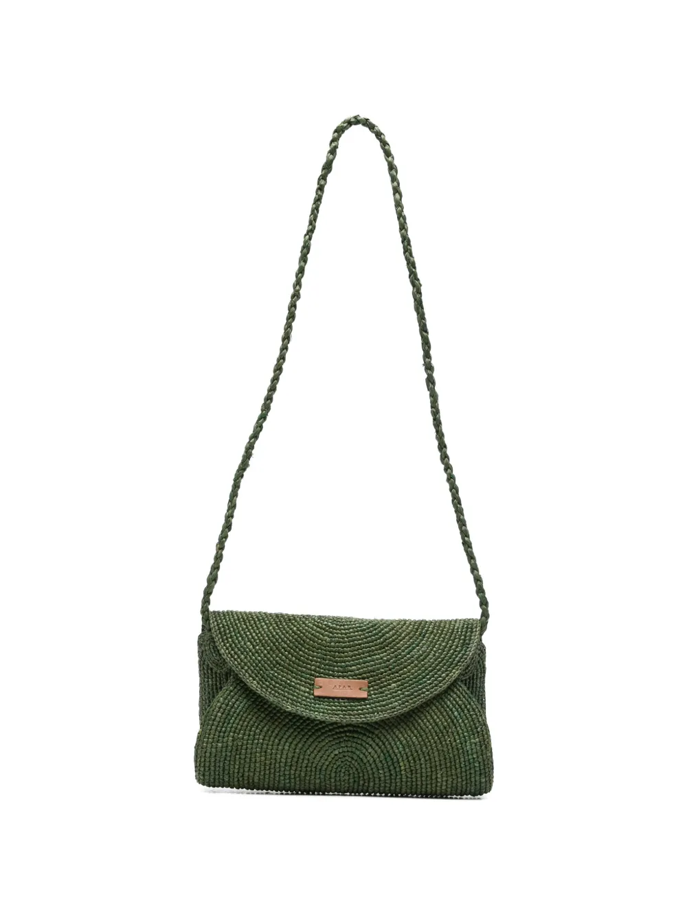 Samira raffia shoulder bag