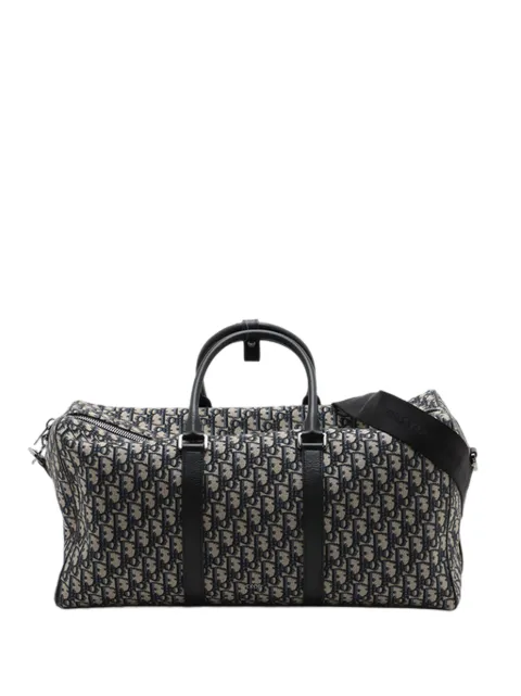 Christian Dior Pre-Owned 2021-2026 Oblique Canvas Lingot 50 travel bag