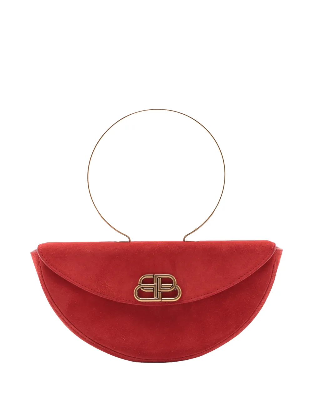 Balenciaga Pre-Owned 2010-2026 Suede Opera Bag handbag - Rosso