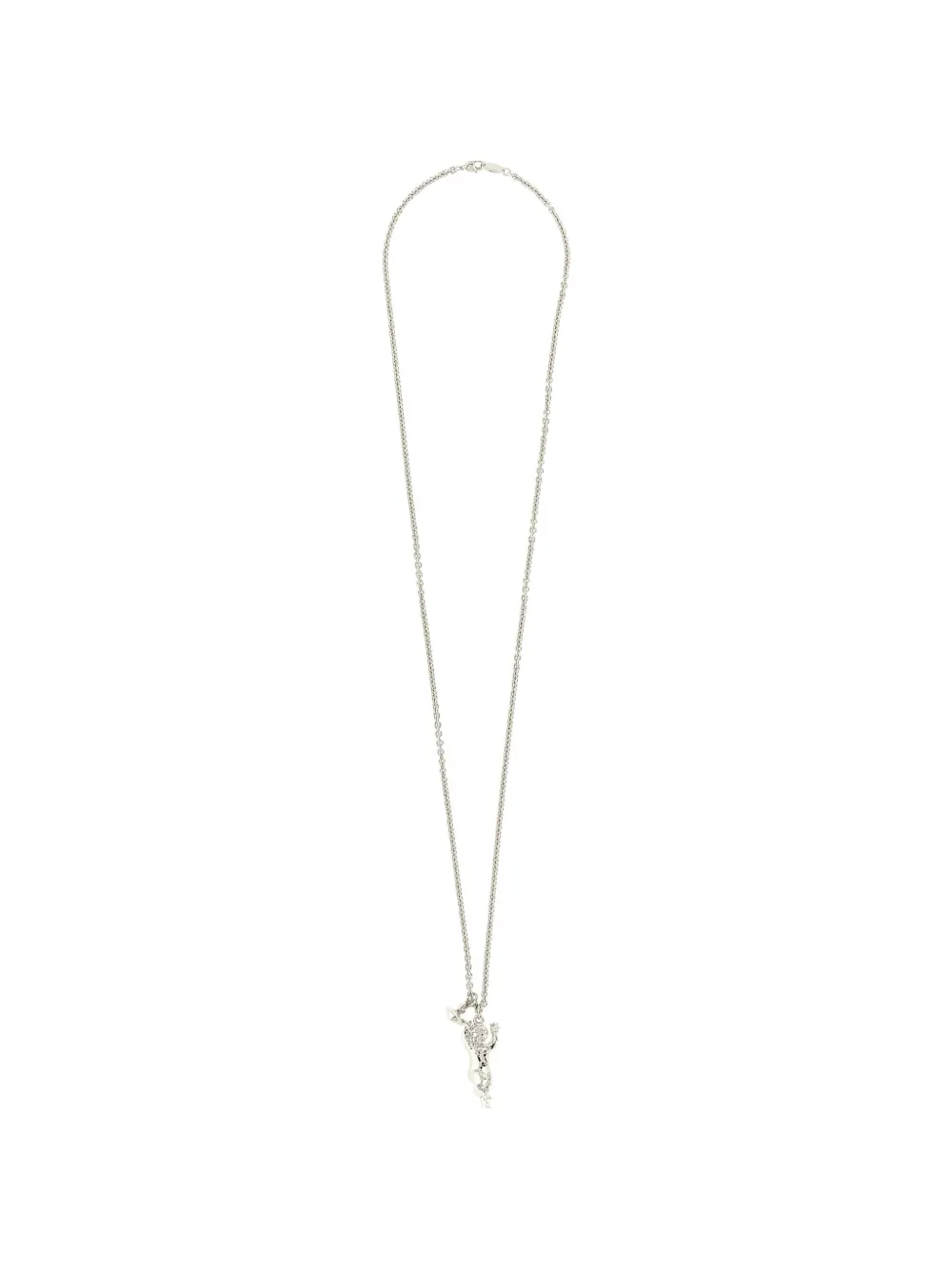 Vivienne Westwood Man Satyr Orb necklace - Argento
