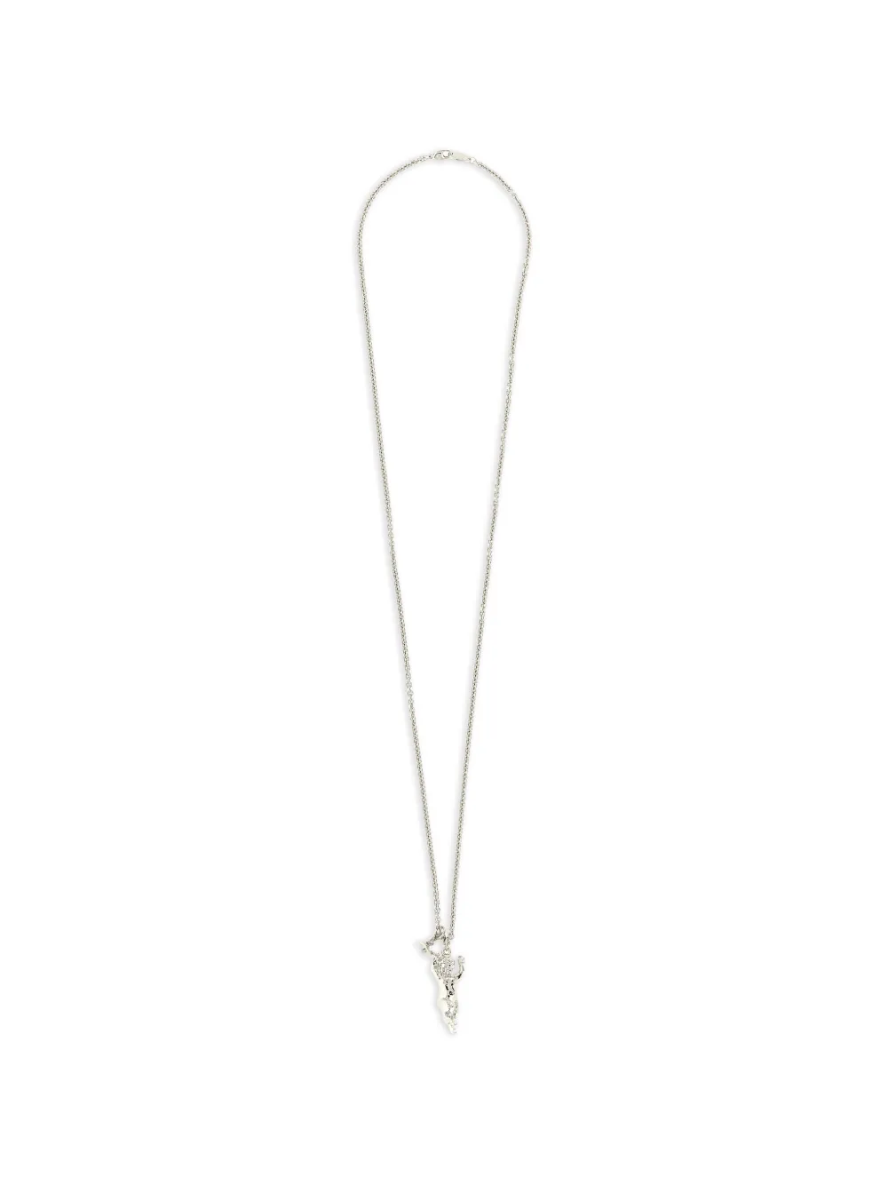 Vivienne Westwood Man Satyr Orb necklace - Argento