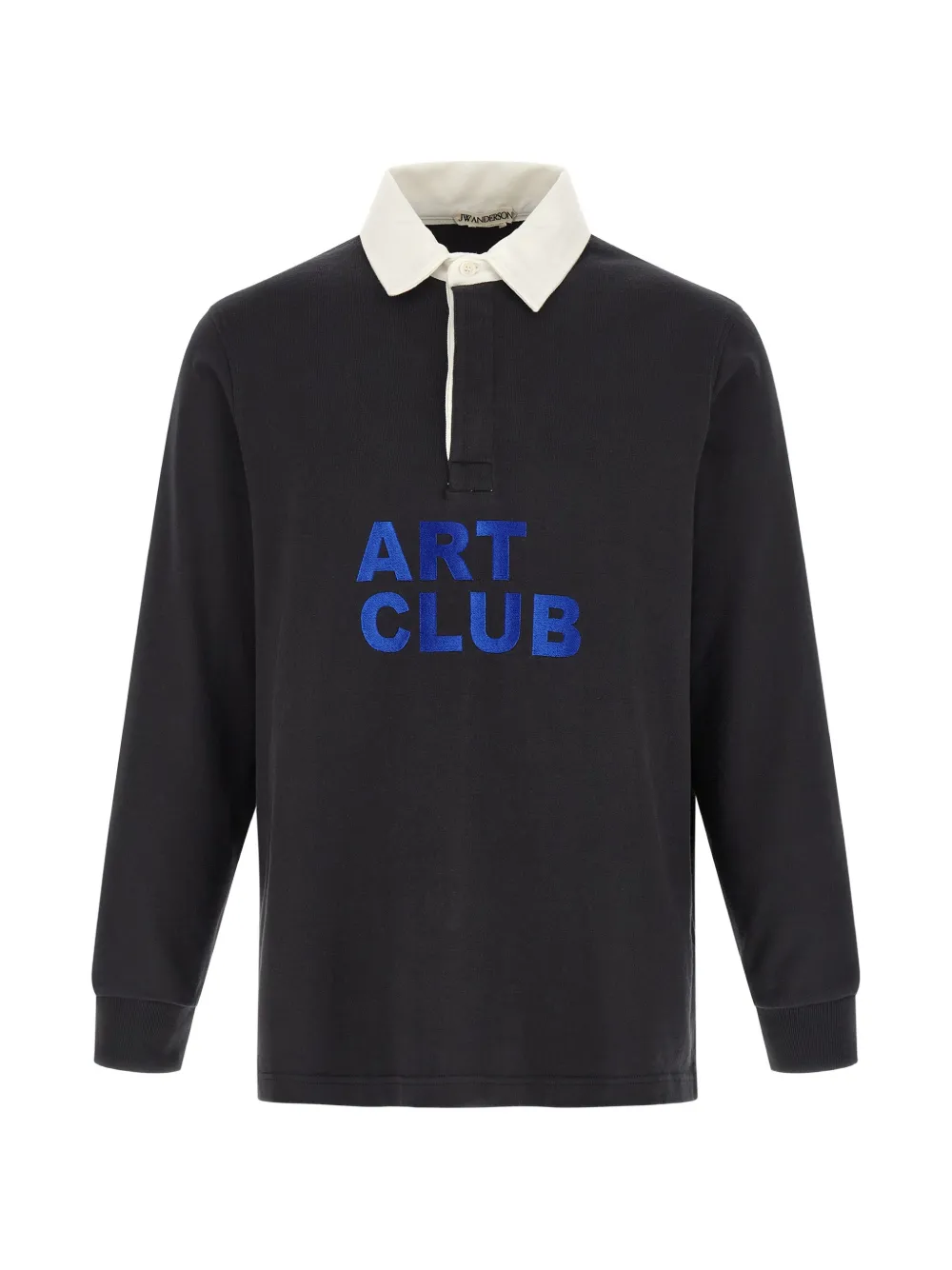 JW Anderson Art Club embroidery polo-shirt - Nero