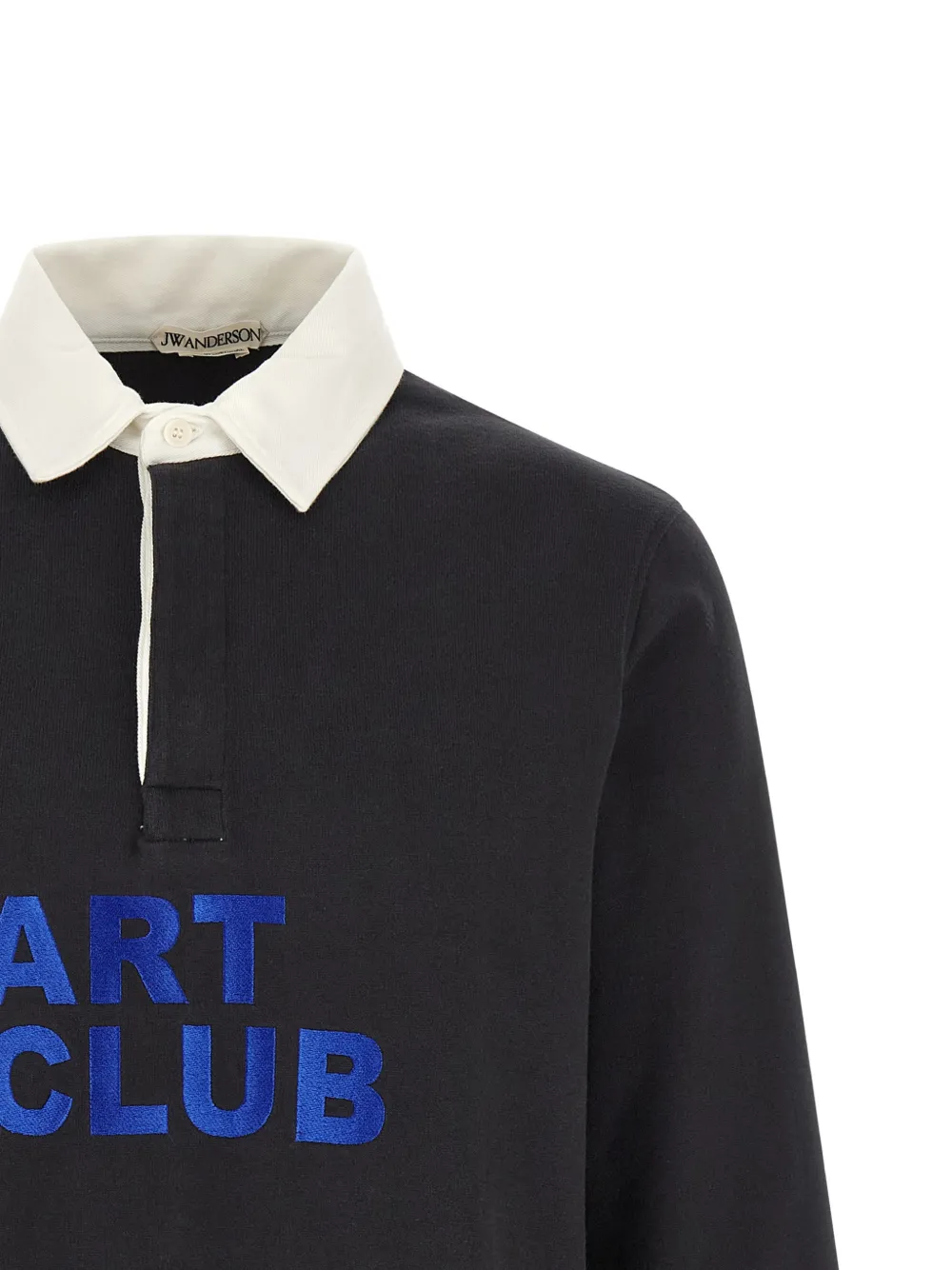 JW Anderson Art Club poloshirt met lange mouwen Zwart